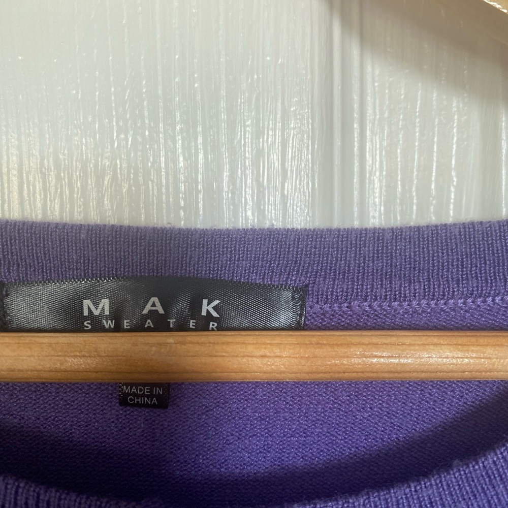 Cardigan - Purple - Button Front - Picture 5 of 5